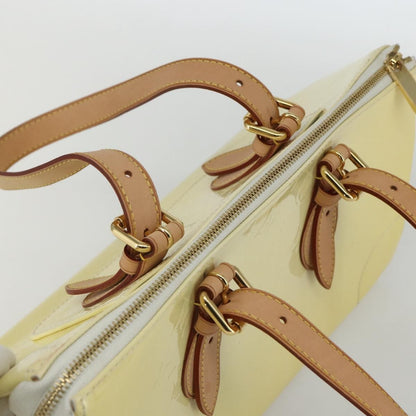 Louis Vuitton Rosewood Avenue Handbag Monogram Vernis, YELLOW, PATENT_LEATHER, Handbag