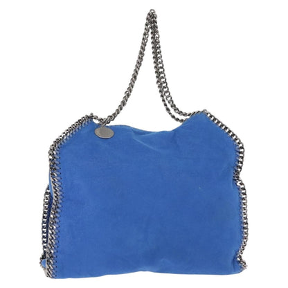 Stella McCartney Falabella Tote Shaggy Deer, BLUE, POLYESTER, Tote bag