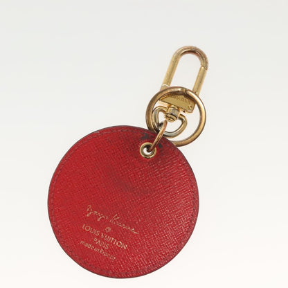 Louis Vuitton Pumpkin Bag Charm and Key Holder Yayoi Kusama Pumpkins Leather, BROWN, CANVAS, Charms and Keychains