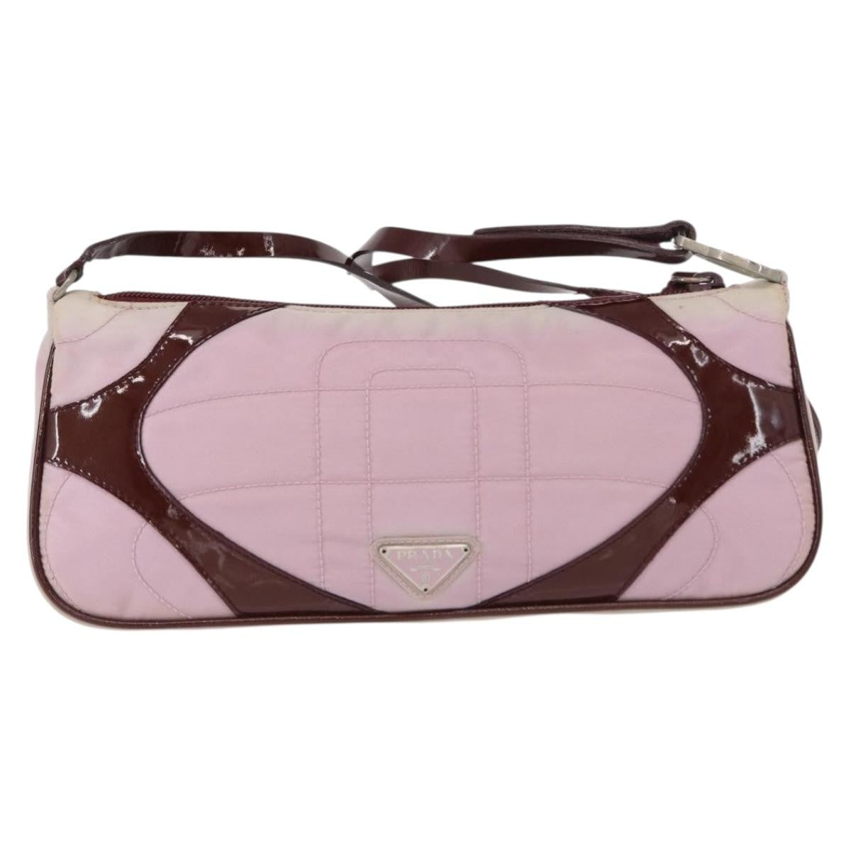 Prada Vintage Shoulder Bag Tessuto, PINK, NYLON, Shoulder bag