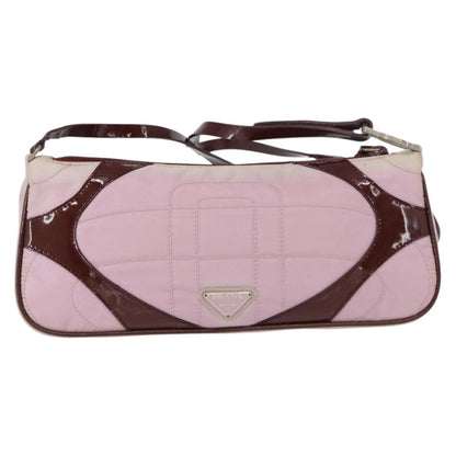 Prada Vintage Shoulder Bag Tessuto, PINK, NYLON, Shoulder bag
