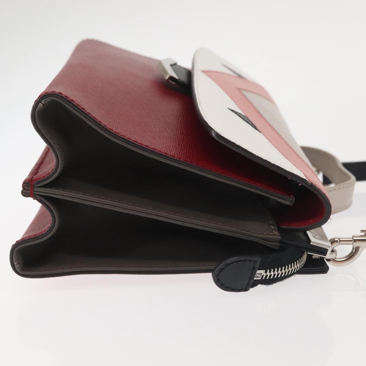 Fendi Monster demi jour Leather, MULTICOLOUR, LEATHER, Handbag