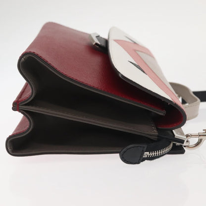 Fendi Monster demi jour Leather, MULTICOLOUR, LEATHER, Handbag