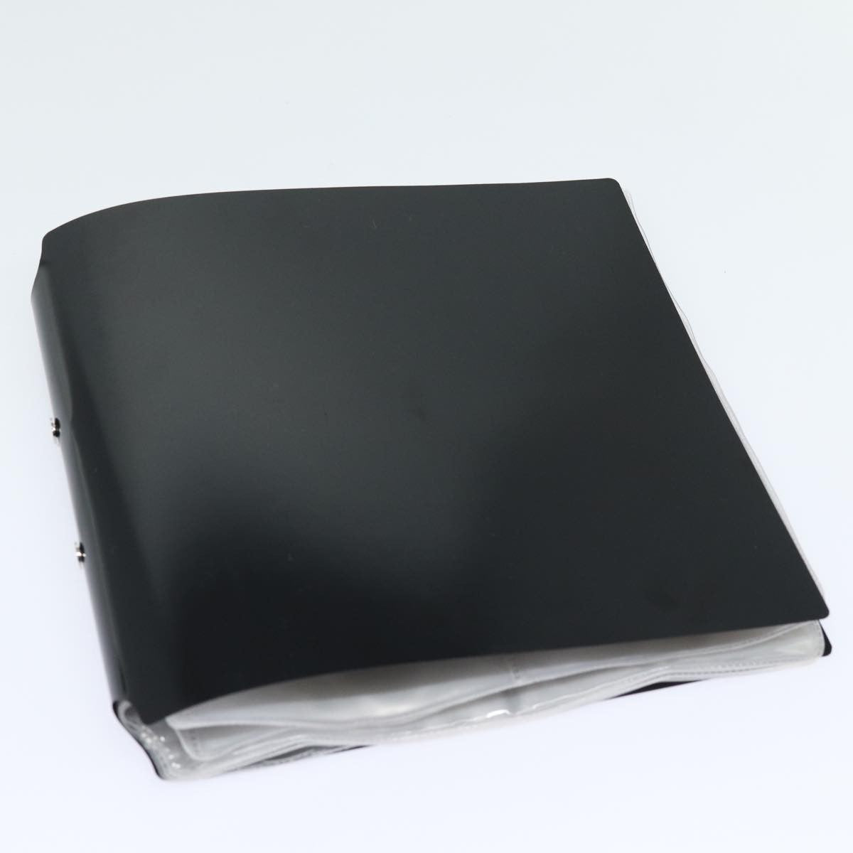 Prada MiniDisc pouch Nylon, BLACK, NYLON, Clutche & pouche