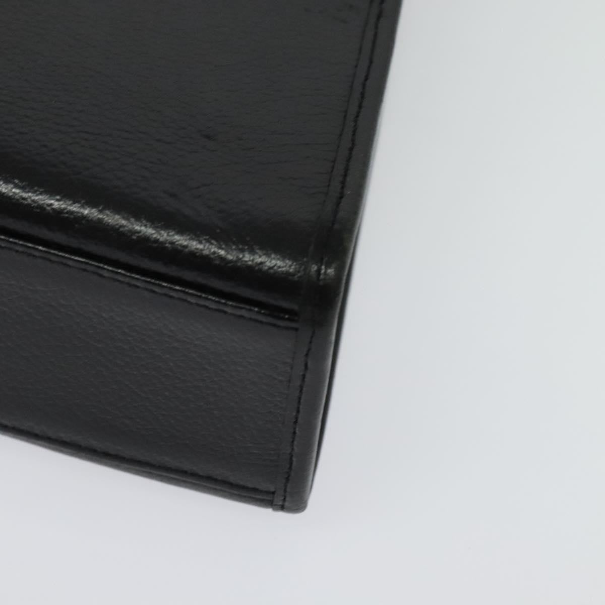 Saint Laurent Vintage Shoulder Bag Leather, BLACK, LEATHER, Shoulder bag