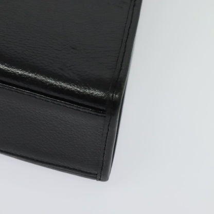 Saint Laurent Vintage Shoulder Bag Leather, BLACK, LEATHER, Shoulder bag