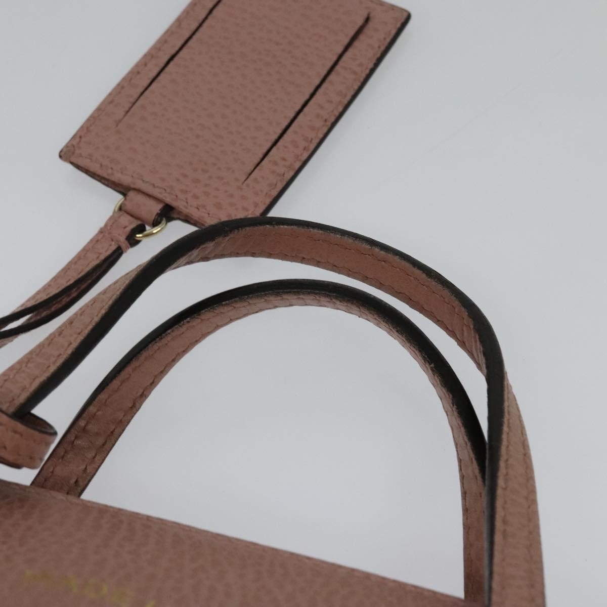 Gucci Swing Crossbody Bag Pebbled Leather, PINK, LEATHER, Crossbody bag