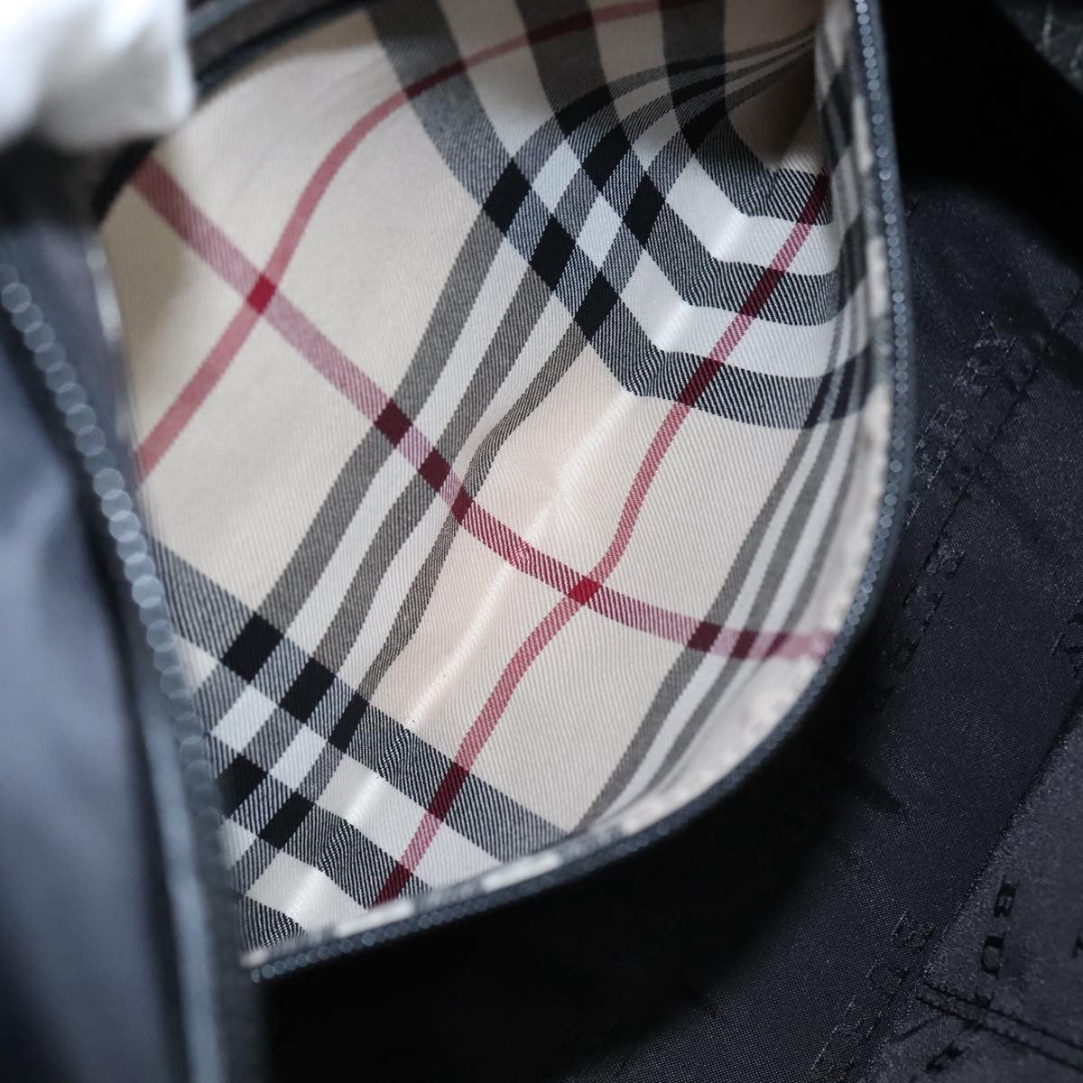 Burberry Vintage Shoulder Bag Nylon, BLACK, NYLON, Shoulder bag