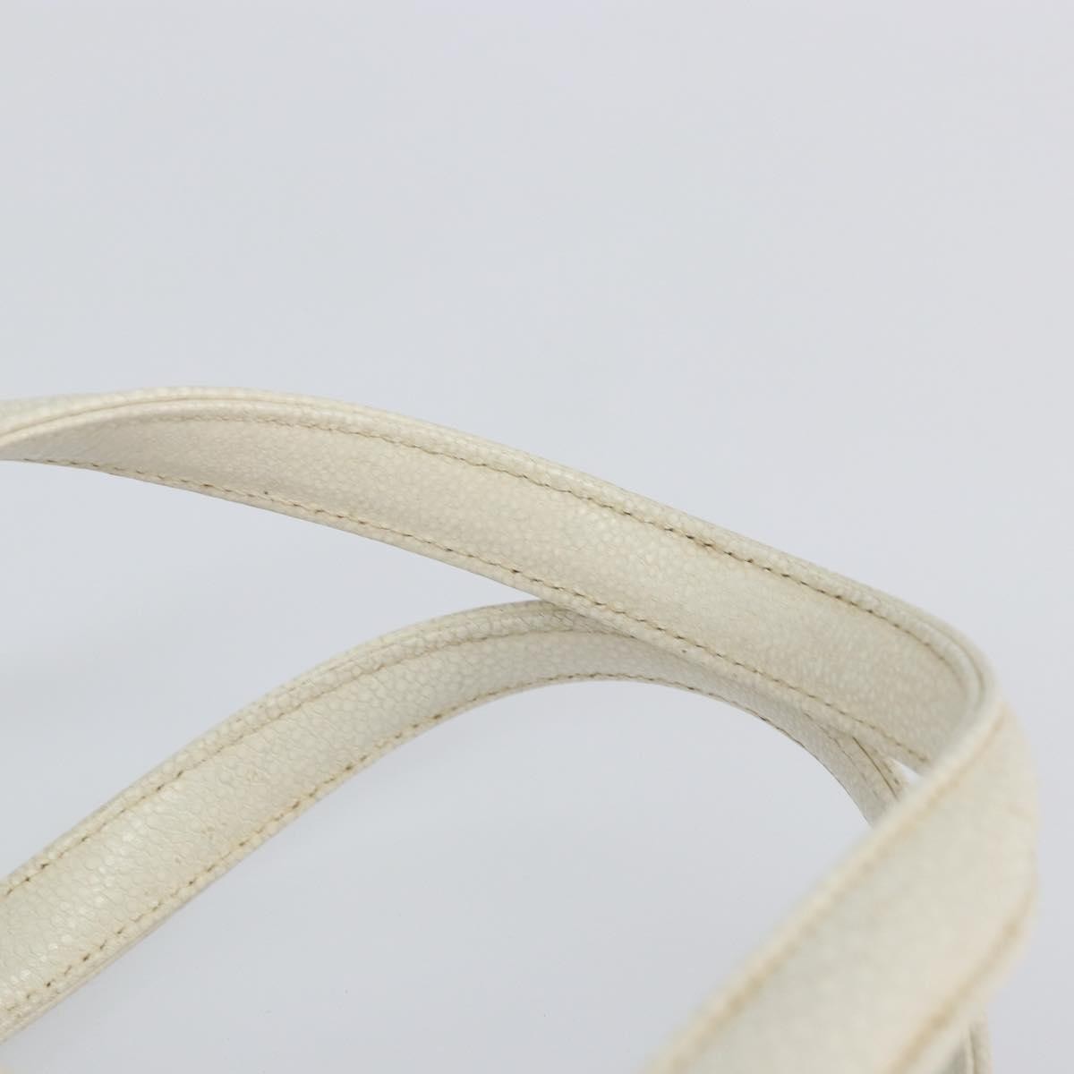 Valentino Garavani Vintage Handbag Leather, WHITE, LEATHER, Handbag