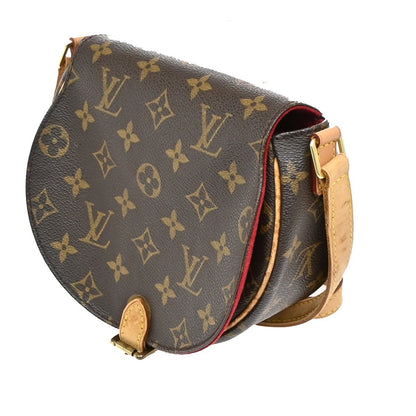 Louis Vuitton Tambourine Handbag Monogram Canvas, BROWN, CANVAS, Shoulder bag