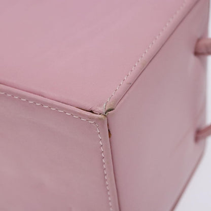 Fendi Classic Box Bag Leather, PINK, LEATHER, Handbag