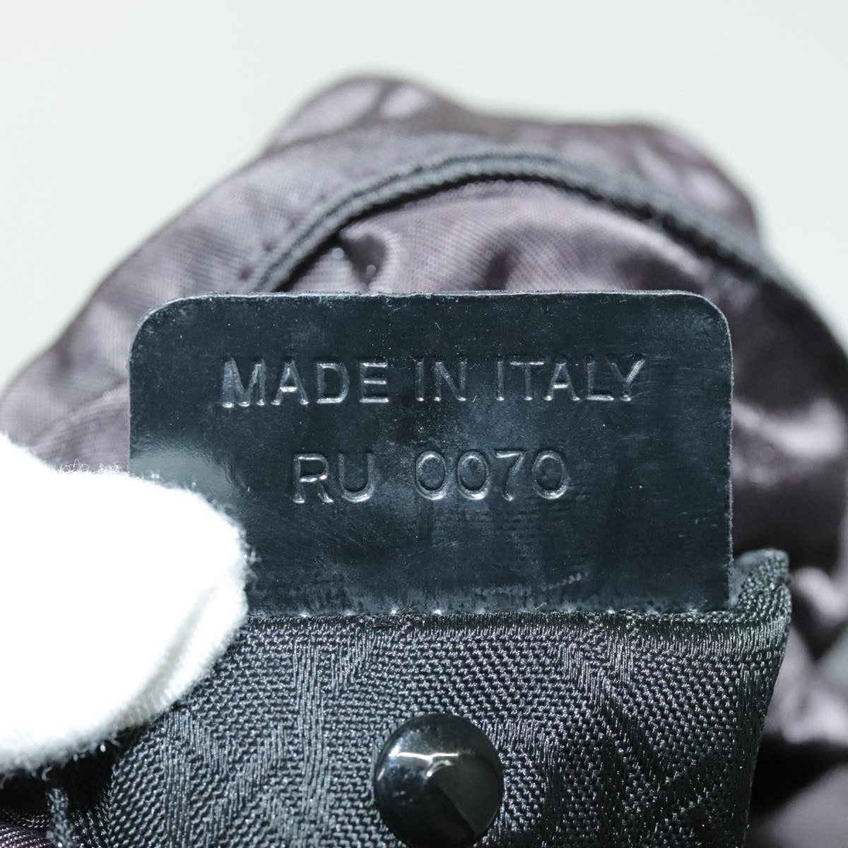 Christian Dior Saddle Zip Pouch Diorissimo Canvas, PURPLE, NYLON, Clutche & pouche