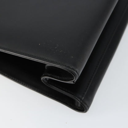 Salvatore Ferragamo Gancini Shoulder Bag Leather, BLACK, LEATHER, Shoulder bag