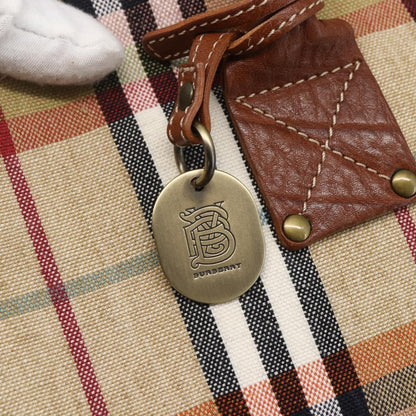 Burberry Nova Check Tote canvas check pattern, BEIGE, CANVAS, Tote bag