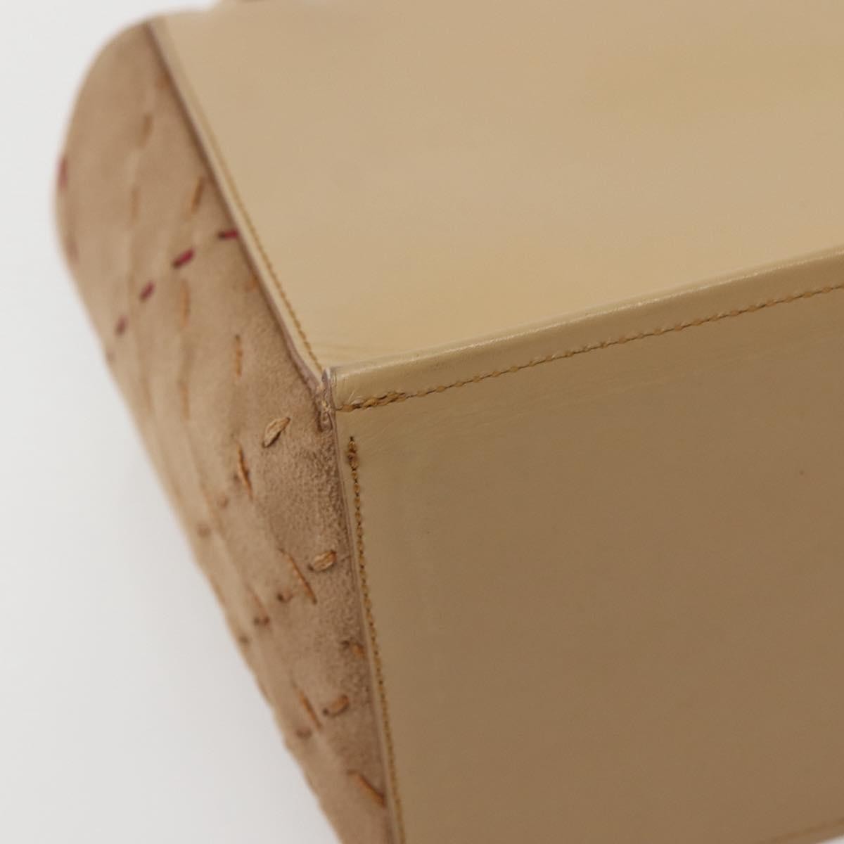 Burberry Vintage Handbag Leather, BEIGE, LEATHER, Handbag