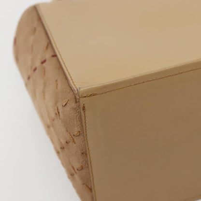 Burberry Vintage Handbag Leather, BEIGE, LEATHER, Handbag