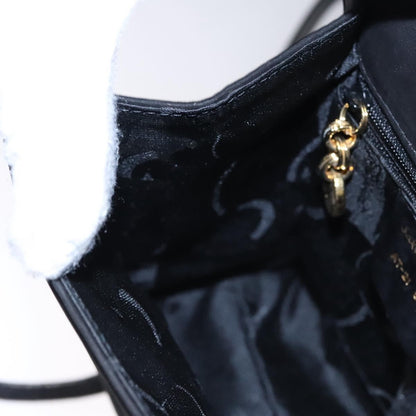 Salvatore Ferragamo Vintage Vara Bow Top Handle Bag Suede, BLACK, SUEDE, Handbag