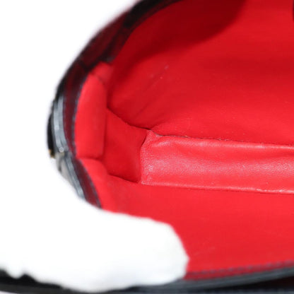 Gucci Vintage Flap Crossbody Bag Leather, NAVY, LEATHER, Shoulder bag