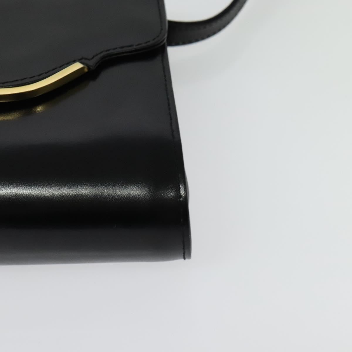 Gucci Vintage Shoulder Bag Leather, BLACK, LEATHER, Shoulder bag