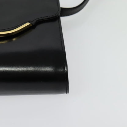 Gucci Vintage Shoulder Bag Leather, BLACK, LEATHER, Shoulder bag