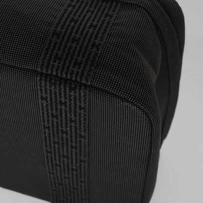 Hermes Vanity Herline Pouch Canvas, GRAY, CANVAS, Clutche & pouche