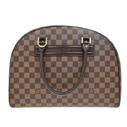 Louis Vuitton Nolita Satchel Damier, BROWN, CANVAS, Handbag