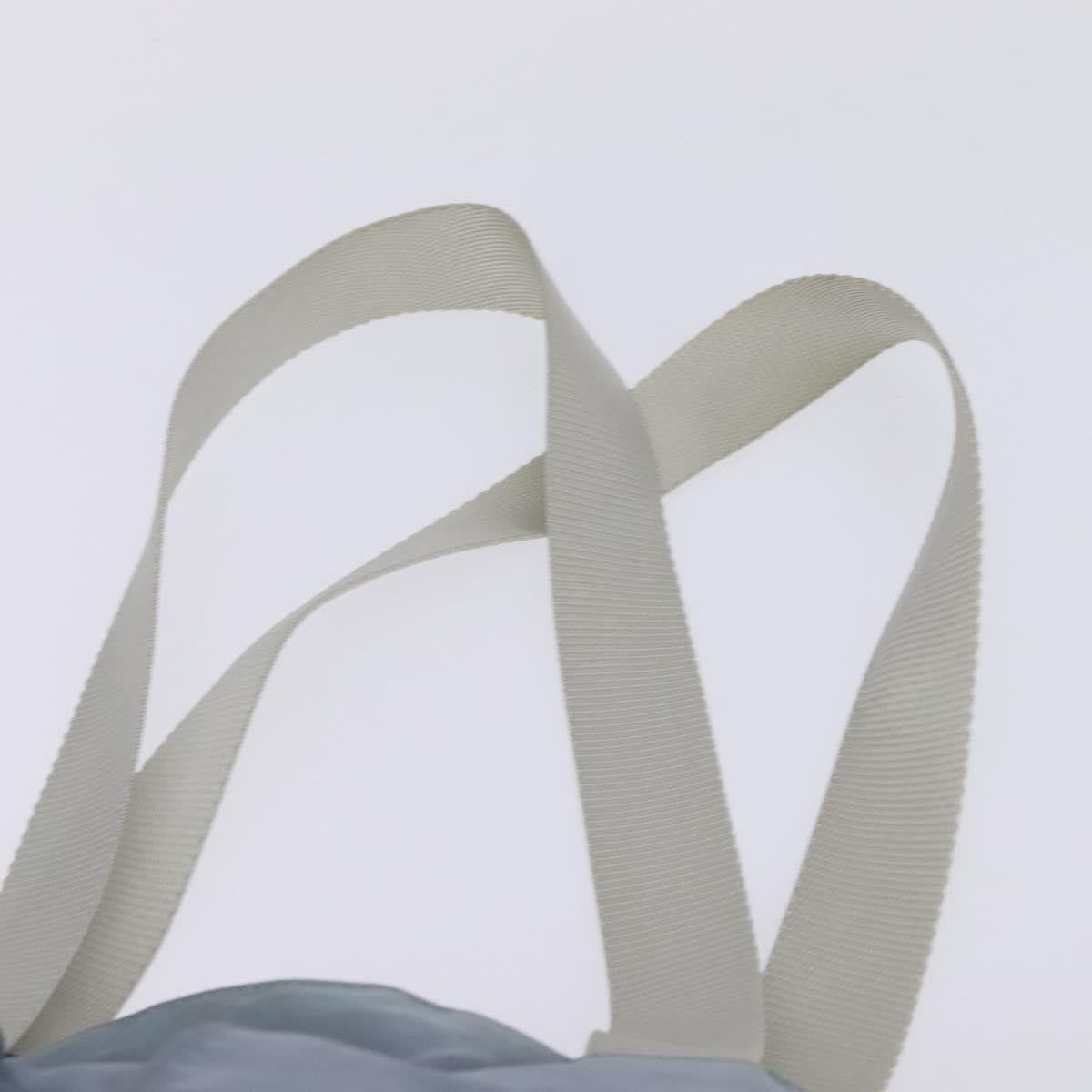Prada Side Pocket Tote Nylon, BLUE, NYLON, Tote bag