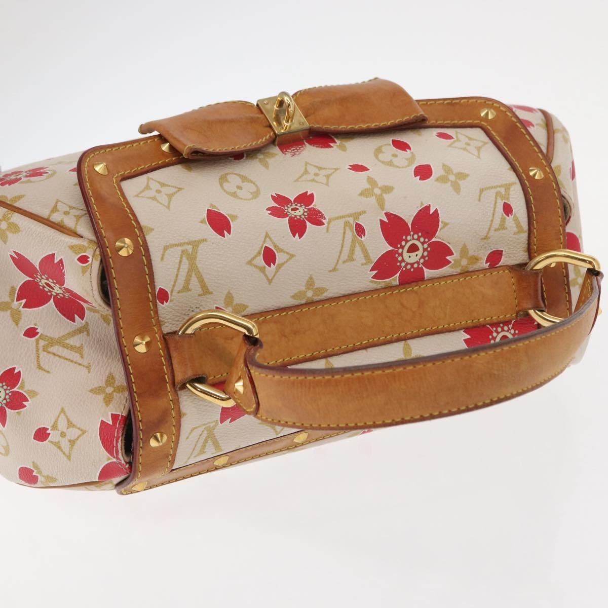 Louis Vuitton Retro Bag Limited Edition Cherry Blossom Monogram, WHITE, CANVAS, Handbag