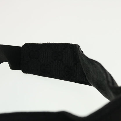 Gucci Sun Visor Canvas, BLACK, CANVAS, Head accessory