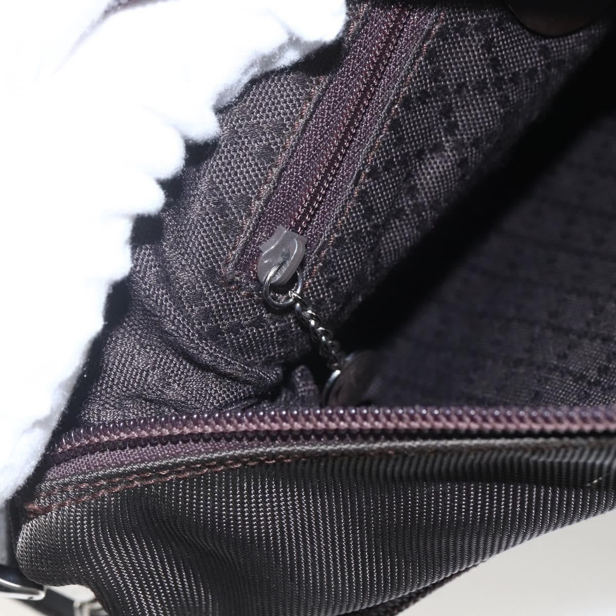 Gucci Vintage Handbag Nylon, BROWN, NYLON, Handbag