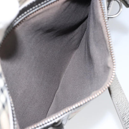 Burberry Nova check Shoulder bag Canvas and Leather, BEIGE, CANVAS, Shoulder bag