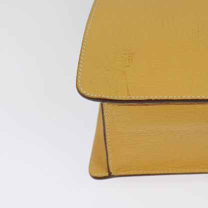 Loewe Barcelona Shoulder Bag Leather, YELLOW, LEATHER, Shoulder bag