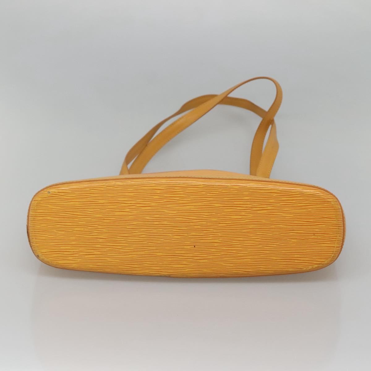 Louis Vuitton Lussac Handbag Epi Leather, YELLOW, LEATHER, Shoulder bag
