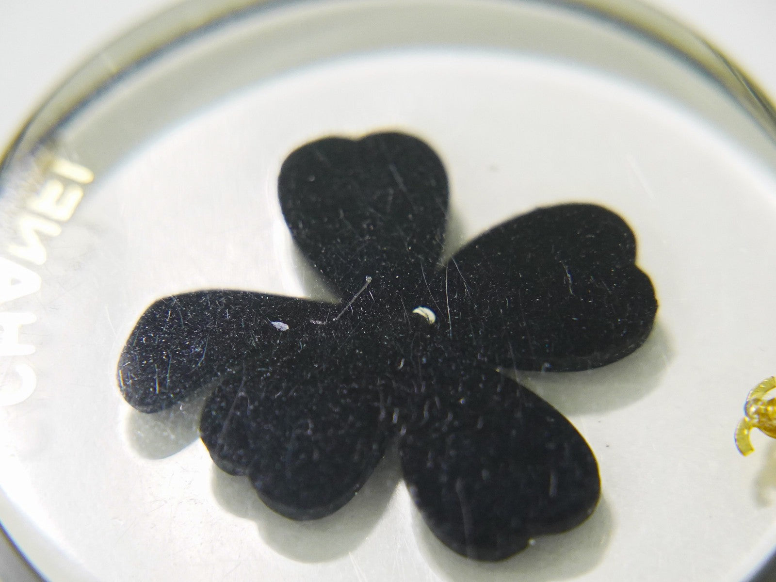 Chanel Trèfle CC Necklace Plastic and Gold plated, GOLD, GOLD_PLATED, Necklace