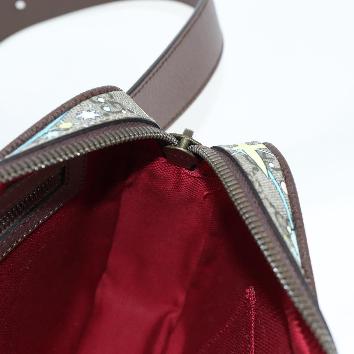 Gucci Disney Donald Duck Belt Bag Printed GG Coated Canvas, BEIGE, PVC, Shoulder bag