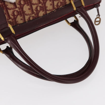 Christian Dior Vintage Trotter Handbag Canvas, RED, CANVAS, Handbag
