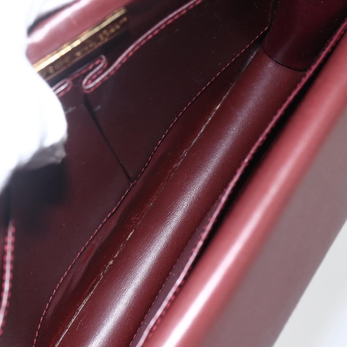 cartier Must de Cartier Shoulder Bag Leather, BURGUNDY, LEATHER, Shoulder bag
