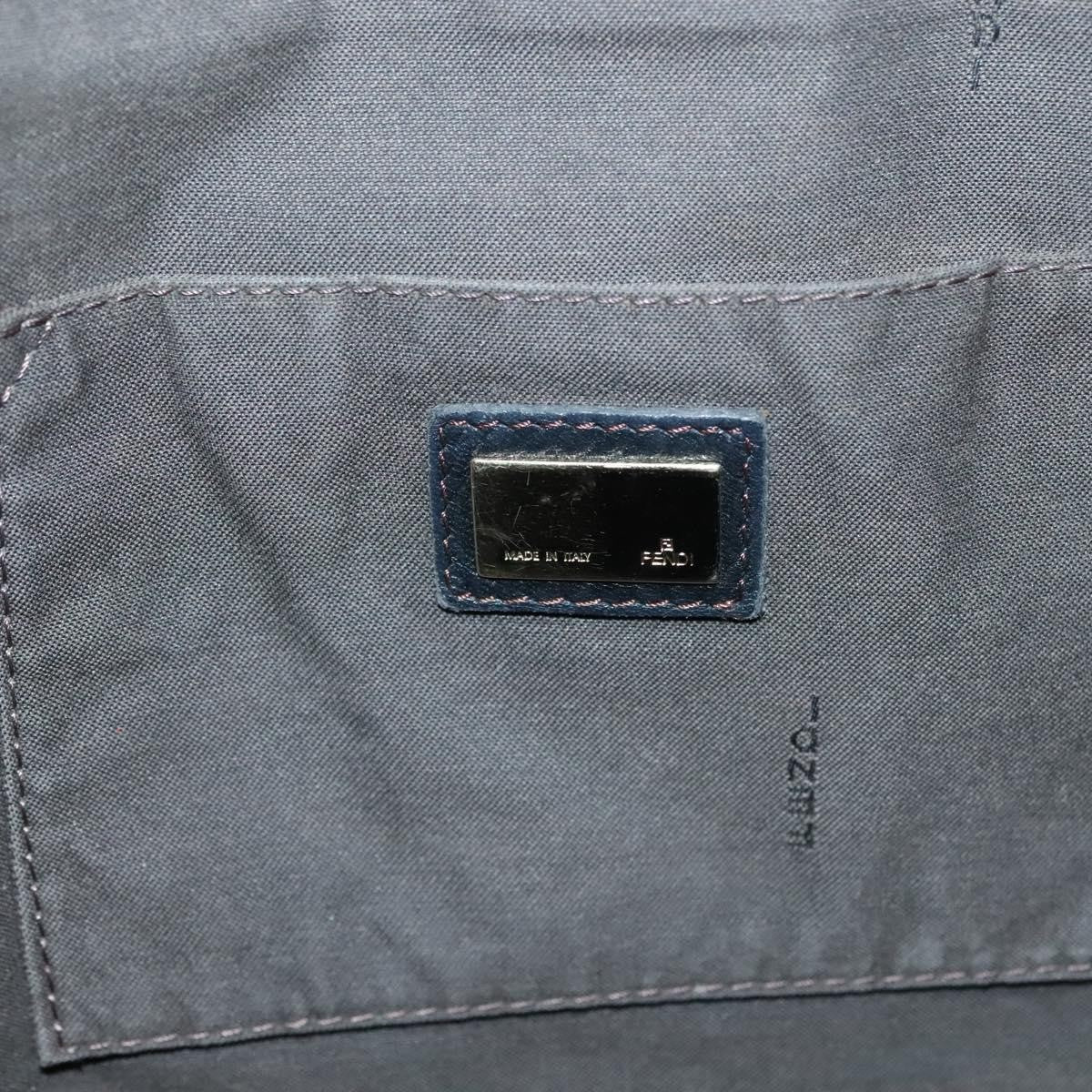 Fendi Vintage Tote Zucchino Canvas, BLACK, CANVAS, Tote bag