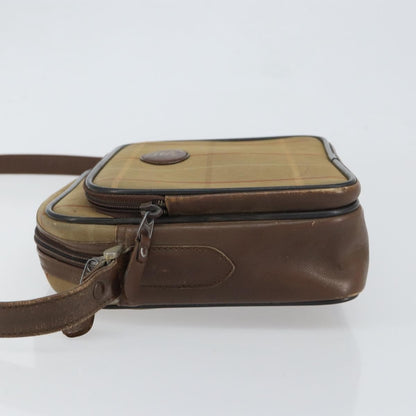 Burberry Nova check Shoulder bag Canvas, BEIGE, CANVAS, Shoulder bag