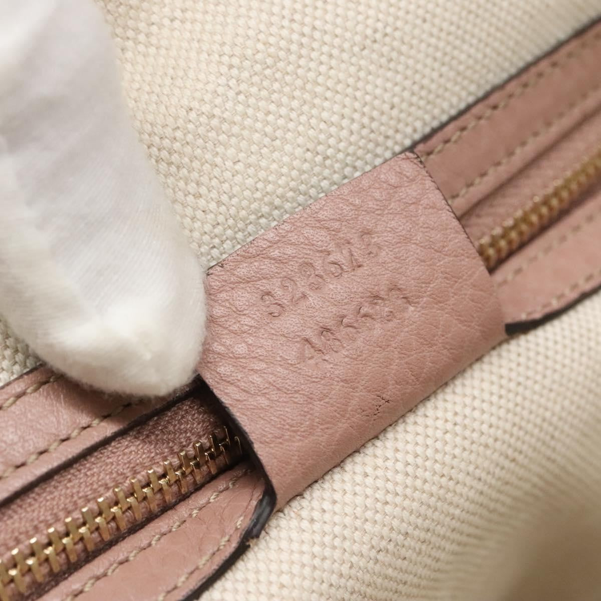 Gucci Bree Dome Tote Leather, PINK, LEATHER, Shoulder bag