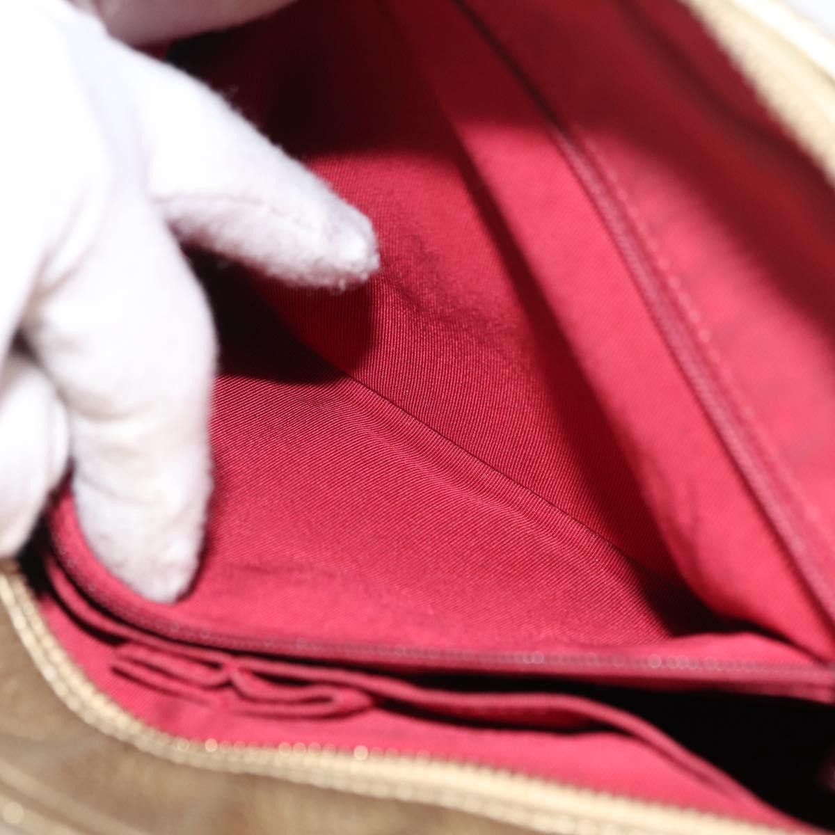 Chanel Gabrielle Hobo Quilted Metallic Aged Calfskin, GOLD, LEATHER, Shoulder bag