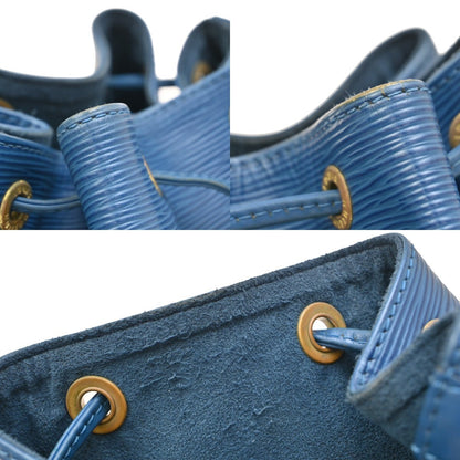 Louis Vuitton Petit Noe Handbag Epi Leather, BLUE, LEATHER, Handbag