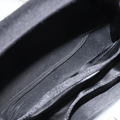 Chanel Millennium Shoulder Bag Jersey, BLACK, COTTON, Shoulder bag