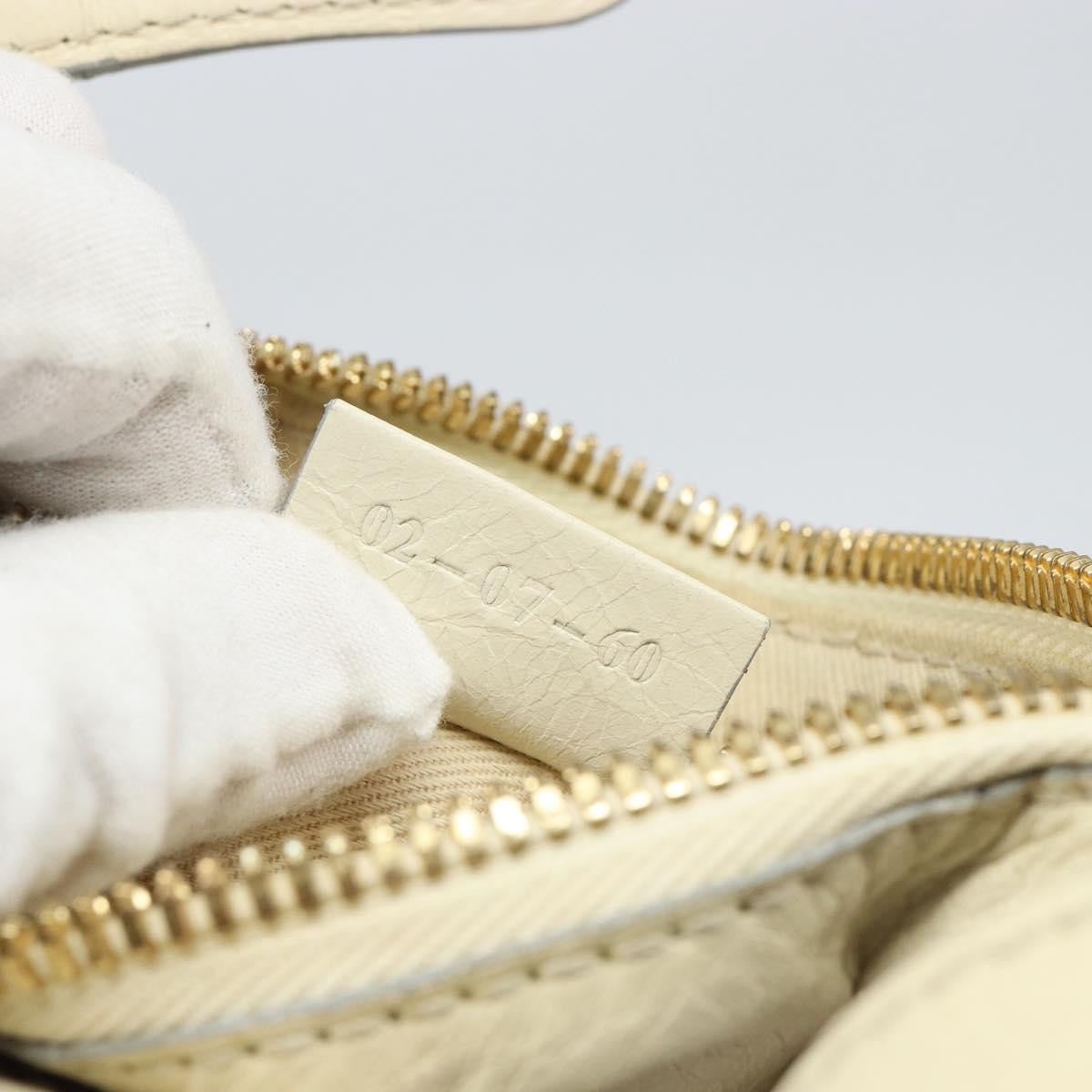 Chloe Vintage handbag Leather, WHITE, LEATHER, Handbag