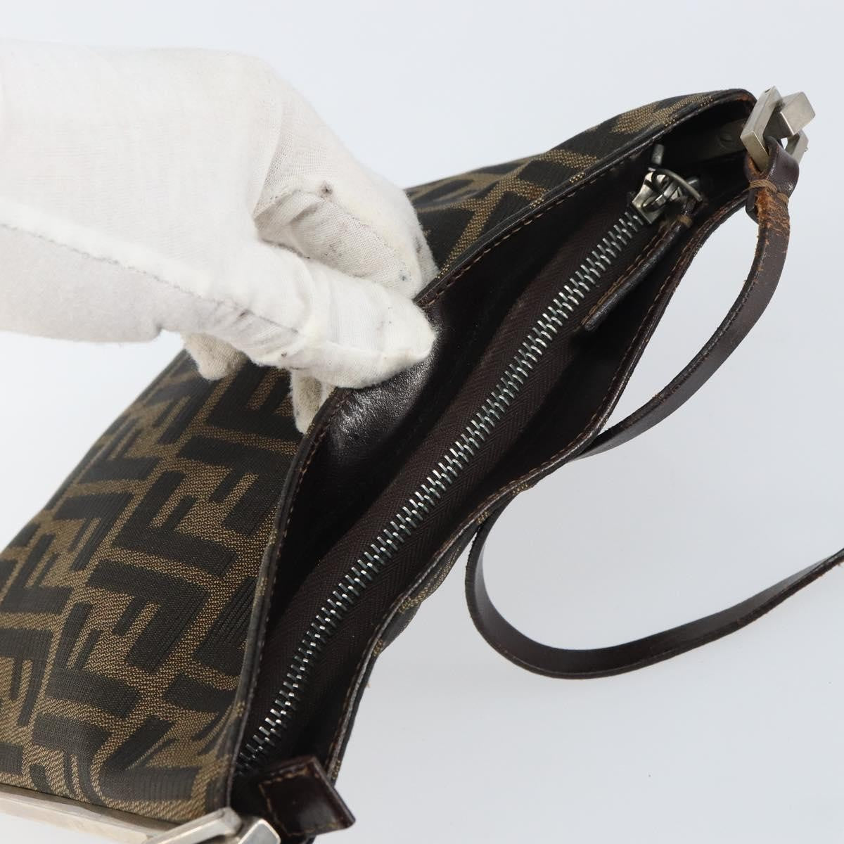 Fendi Vintage shoulderbag Canvas, BROWN, CANVAS, Shoulder bag