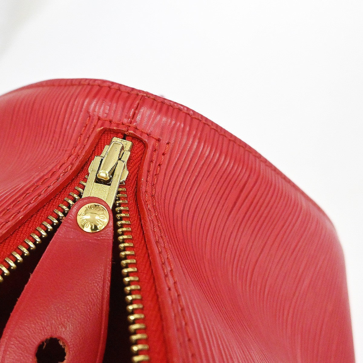 Louis Vuitton Speedy Handbag Epi Leather, Red, Leather, Handbag