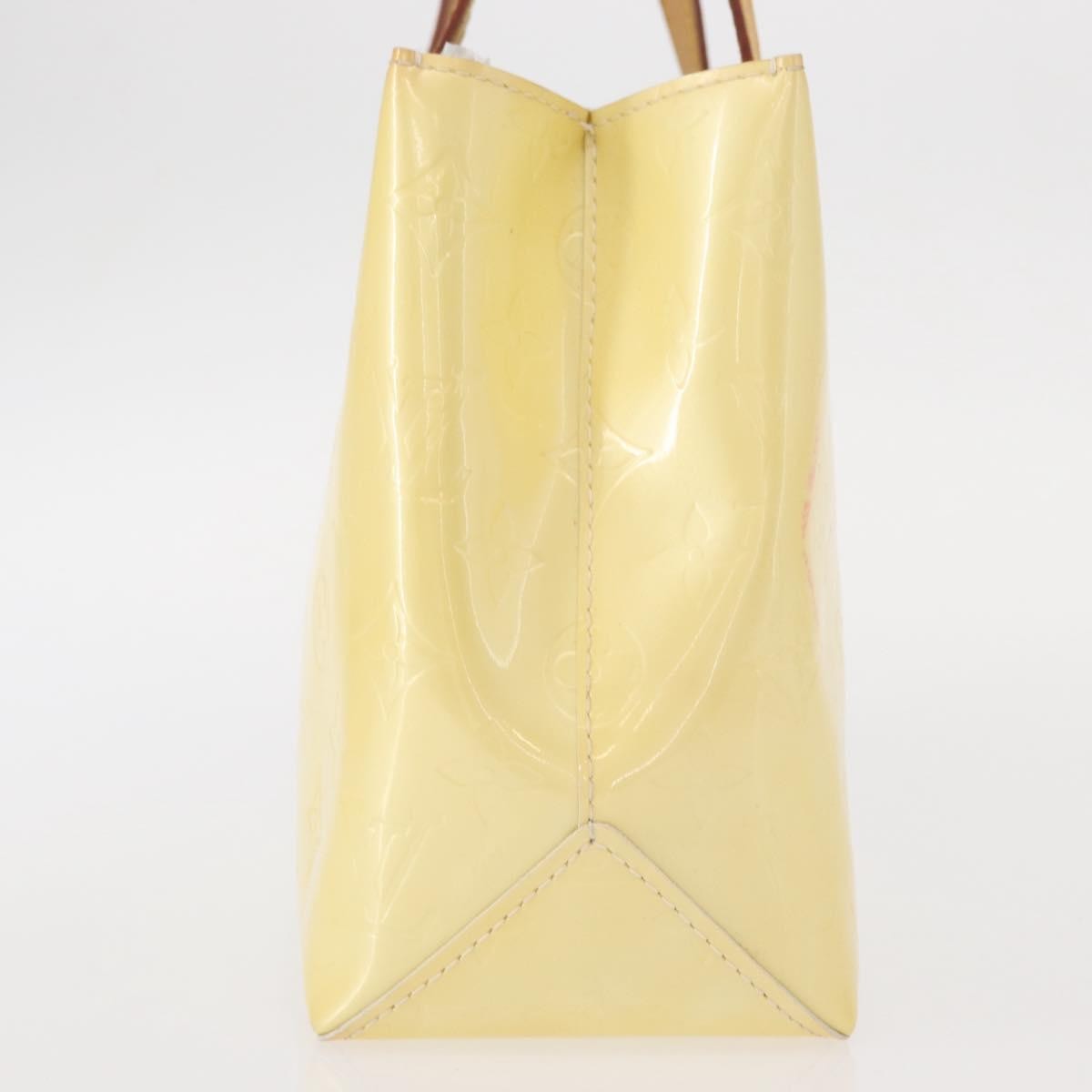 Louis Vuitton Reade Handbag Monogram Vernis, BEIGE, PATENT_LEATHER, Tote bag