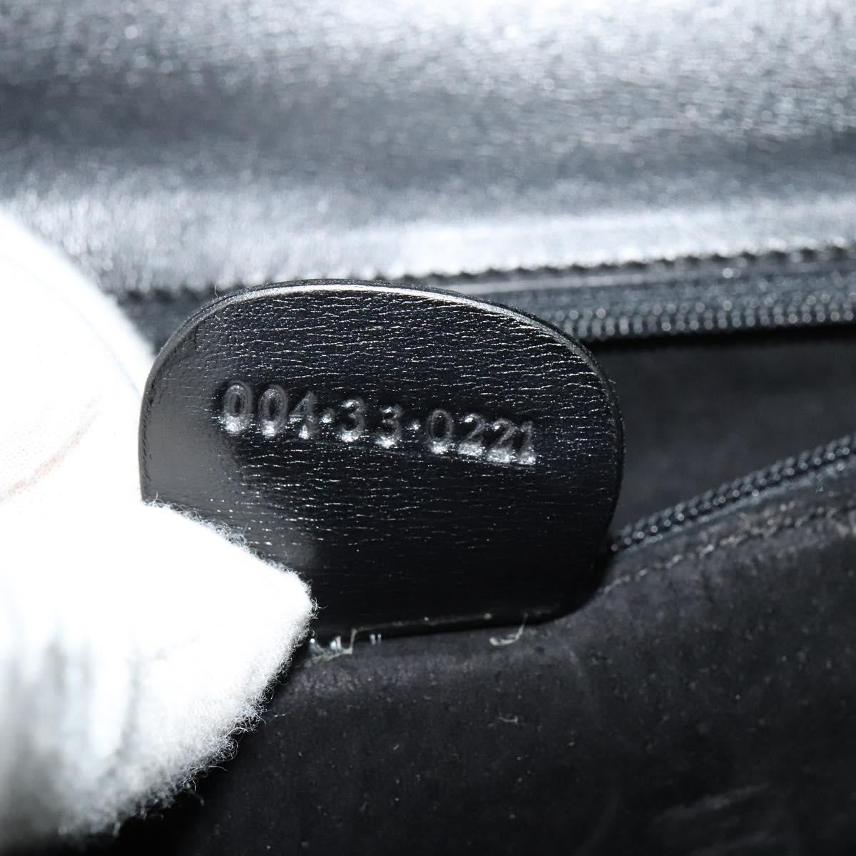 Gucci Vintage Flap Shoulder Bag Leather, BLACK, LEATHER, Shoulder bag