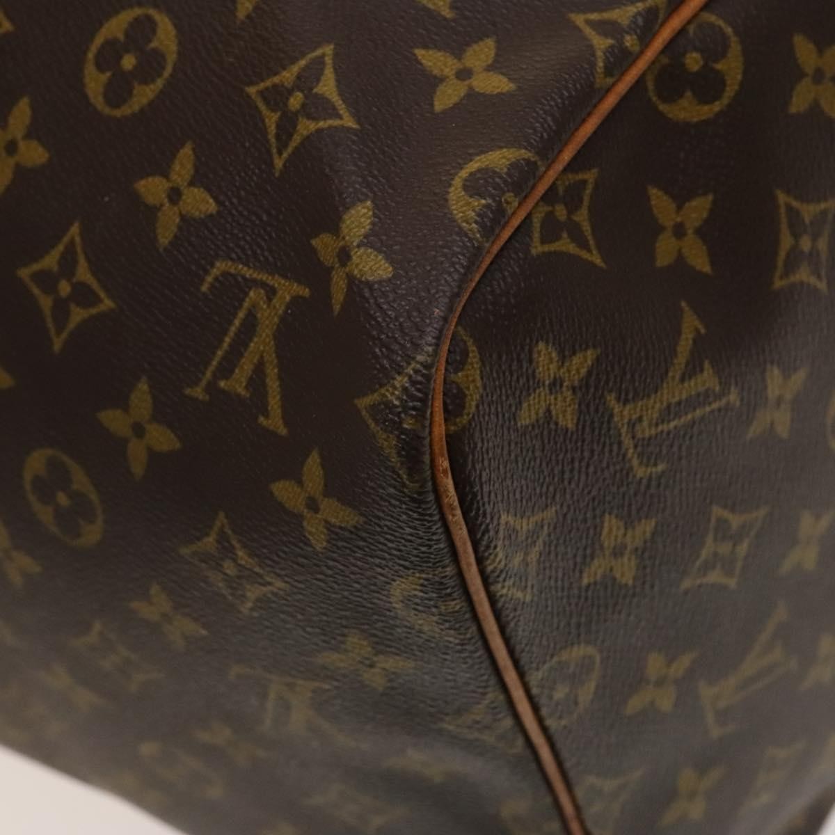 Louis Vuitton Keepall Bag Monogram Canvas, BROWN, CANVAS, Travel bag
