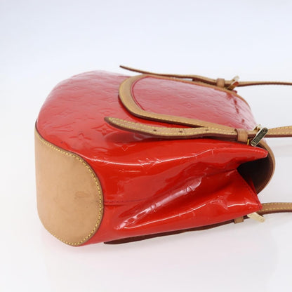 Louis Vuitton Biscayne Bay Handbag Monogram Vernis, RED, PATENT_LEATHER, Handbag